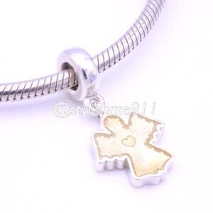 Authentic PANDORA Retired Snow Angel Dangle